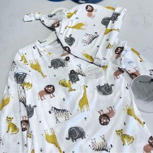 Milkberry Zoo Animals Bamboo Set 6-9 months